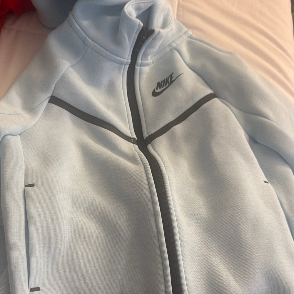 Nike Tech Toddler Blue Jacket with Black Details